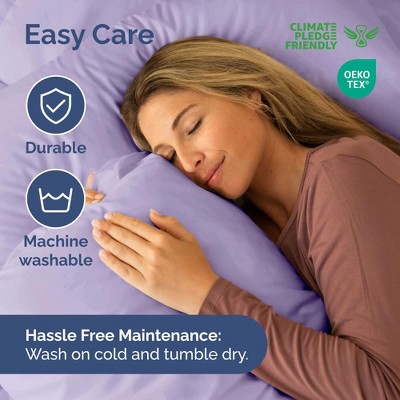 Lavender Queen Microfiber Down Alternative Comforter Set