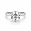 Classic Solitaire Engagement Ring for Women 1.25 CT 7mm Cubic Zirconia by Ginger Lyne Collection - 2 of 4