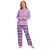 Collections Etc Feminine Plaid Flannel Pj Set - 2 of 4