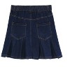 Jean Skirt for Girls Toddler Mini Flared Pleated Toddler Short Jean Skirts with Pocket 3-12T - 2 of 4