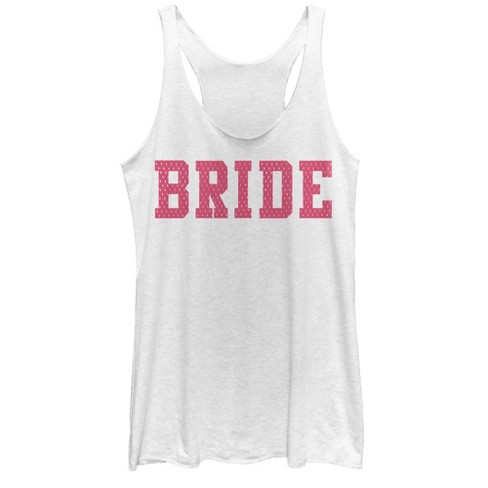 White bride tank outlet top