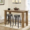 BestMassage Set of 4 Stackable Metal Bar Stools 24/30 Inch Counter Barstool Height Backless - 2 of 4