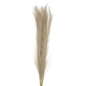 Unique Bargains Party Wall Vase Wedding Decor Tall Fluffy Faux Pampas Grass Brown 12 Pcs - 1 of 4