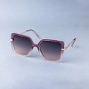 Women's Oversized Ombre Square Plastic and Metal Sunglasses - A New Day™ Pink - 2 of 2