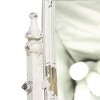 Vintage Metal Console Mirror White - Olivia & May: Freestanding Oval Cheval Mirror, Textured Iron Frame, Indoor Use - 4 of 4