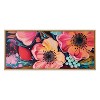 Kate & Laurel All Things Decor 18"x40" Sylvie Preppy Boho Aesthetic Colorful Floral Group Framed by The Creative Bunch Studio Vibrant Gold - 2 of 4