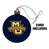 Marquette University Primary Logo Wood Christmas Tree Holiday Ornament - 2 of 4