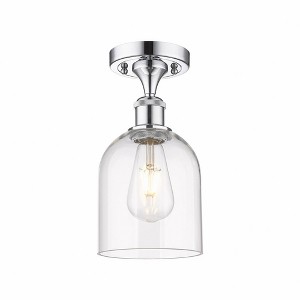 Bella - 1 Light Semi-Flush Mount In Industrial Style-10.75 Inches Tall and 5.5 Inches Wide - 1 of 1