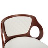 VECELO Swivel Bar Stools Height Adjustable Wooden Barstools, Set of 2 Seats - 4 of 4