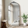 Dovelina Vintage Arched Full Length Standing Mirror Vanity Floor Mirror - 2 of 4