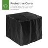 Best Choice Products 28in Propane Gas Fire Pit Table 50,000 BTU Outdoor Wicker w/ Glass Beads, Tank Holder - 4 of 4