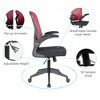 LeisureMod Newton Single Ergonomic Mesh Lumbar Support Adjustable Height Swivel Office Chair - 3 of 4