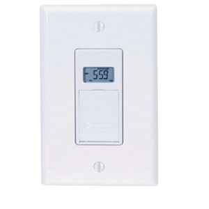 Intermatic - Indoor - 7 Day Digital In Wall Timer - 125 V - White - 1 of 1