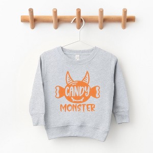 The Juniper Shop Candy Monster Horns Glitter Youth Ultra-Soft Graphic Sweatshirt - 1 of 3