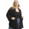 June + Vie by Roaman's Women's Plus Size Tie-Waist Cardigan - 4 of 4