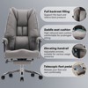 Efomao Big and Tall Office Chair 400lbs, PU Leather High Back Executive Office Chair with Footrest - 4 of 4