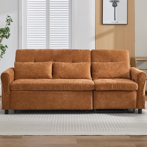 Whisen 82" 3-Seater 2-in-1 Sofa with Bed & Recliner - 1 of 4