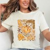 Simply Sage Market Fall Pumpkin Collage Glitter Short Sleeve Tee - 2 of 4