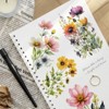 Wrapables PET Floral Daisy Stickers for Scrapbooking, Stationery, Journaling, Diary, Card Making, Water Bottles, Phones, Laptops (Set of 3) - 3 of 4