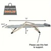 PAGED Folding Waterproof Terrace Lounge Chair Portable Patio Reclining Chair with Pillows for Garden, Pool, Patio - 4 of 4