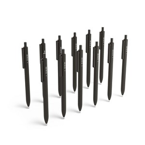 TRU RED Ballpoint Retractable Pen Medium Point 1.0mm Black Dozen (TR59159) - 1 of 4