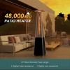 Pamapic 42,000 BTU Residential Propane Patio Heater with Cover - 3 of 4