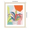 Amanti Art Clown Plant by Ioana Horvat Wood Framed Wall Art Print - 4 of 4