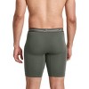 Jockey Men's Organic Cotton Stretch 9.5" Long Leg Boxer Brief - 3 Pack - 3 of 4