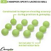 Champion Sports Official Lacrosse Balls - 12 Pack - Green - 4 of 4