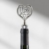 Unique Bargains Bottle Stoppers Zinc Alloy PTR Silver Tone Black 4.13"x1.57"x0.79" 1 Pc - 2 of 3
