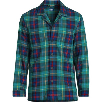 Lands' End Men's Flannel Pajama Shirt