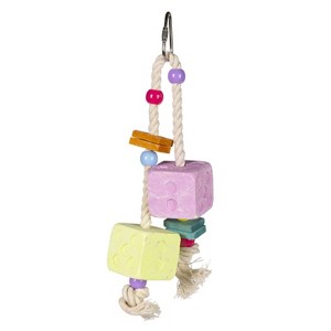 Prevue Pet Products BPV62390 Mineral Block Dice Toy for Bird - 1 of 3