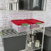 15qt Latching Clear Storage Box with Red Lid - Brightroom™ - image 4 of 4