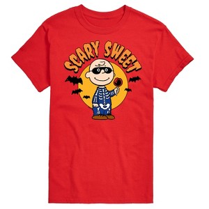 Men's - Peanuts - Scary Sweet Short Sleeve Graphic T-Shirt - 1 of 4