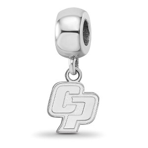 Black Bow Jewelry 14k Yellow Gold Plated Sterling Silver California Polytechnic State Mustangs NCAA Bead Charm - 1 of 4
