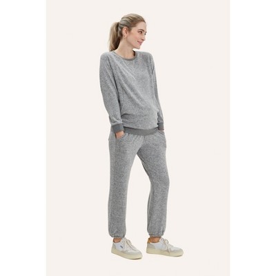 NOM Maternity Heart On My Sleeve Nursing Sweatshirt