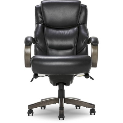 Delano Big & Tall Bonded Leather Executive Office Chair Gray - La-Z-Boy