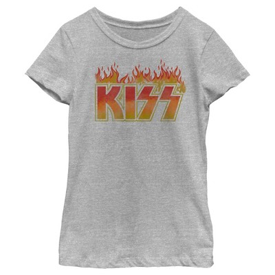 Girl's KISS Fired Up T-Shirt