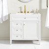 Mshliw 36'' Bathroom Vanity with Top Sink, Modern Single Sink Storage Cabinet with 2 Drawers, Tip-Out Drawer, Soft Close Door and Shelves - 4 of 4