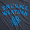 Snuggle Weather Adult Hoodie Funny Cold Winter Cuddle Joke Hooded Sweatshirt - Crazy Dog Hoodie - 2 of 4