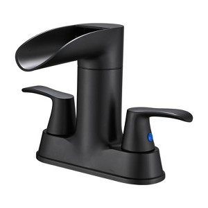 Cobbe Centerset 2-handle Waterfall Bathroom Faucet with Drain Assembly - 1 of 4
