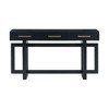Okak 57IN Elegant Console Table with Unique Legs Design, Entryway Table with 3 Drawers and Metal Handles, Hallway Table for Living Room, Foyer - 3 of 4