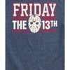 Men's - Friday the 13th - Jason Mask Collegiate Short Sleeve Graphic T-Shirt - 2 of 4