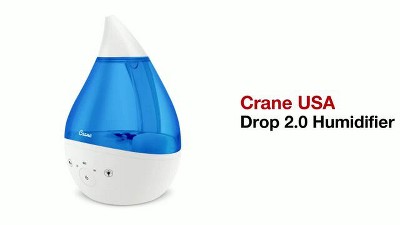 Blue and White Ultrasonic Cool Mist Humidifier with Sound Machine