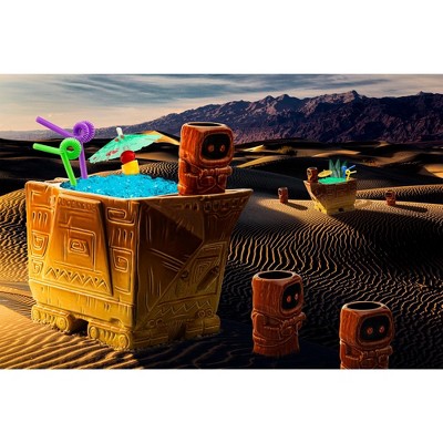 Star Wars Sandcrawler Tiki Punch Bowl Set with Jawa Muglet