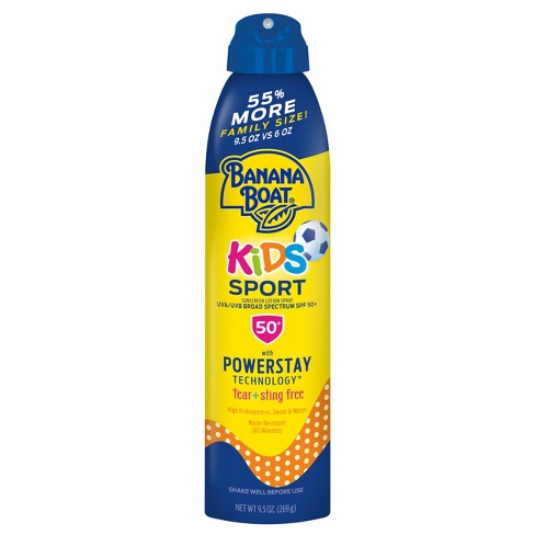 Banana Boat Kids' Sport Sunscreen Spray - Spf 50+ - 9.5oz : Target