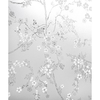 Blossom Frosted Decorative Privacy Window Film, 24" x 36"