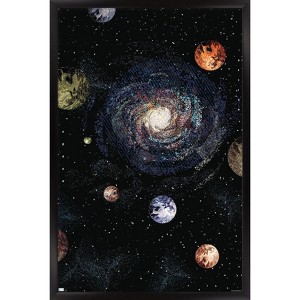 Trends International Galaxy Framed Wall Poster Prints - 1 of 4