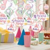 Big Dot of Happiness Pajama Slumber Party - Girls Sleepover Birthday Party Hanging Decor - Party Decoration Swirls - Set of 40 - 2 of 4