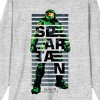 Halo Infinite Spartan Crew Neck Long Sleeve Athletic Heather Adult Tee - image 2 of 2